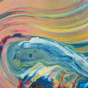 Abstract expressionism impressionistic painting 3