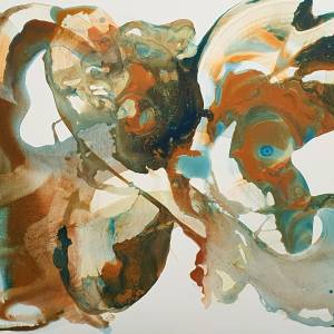 Abstract expressionism impressionistic painting